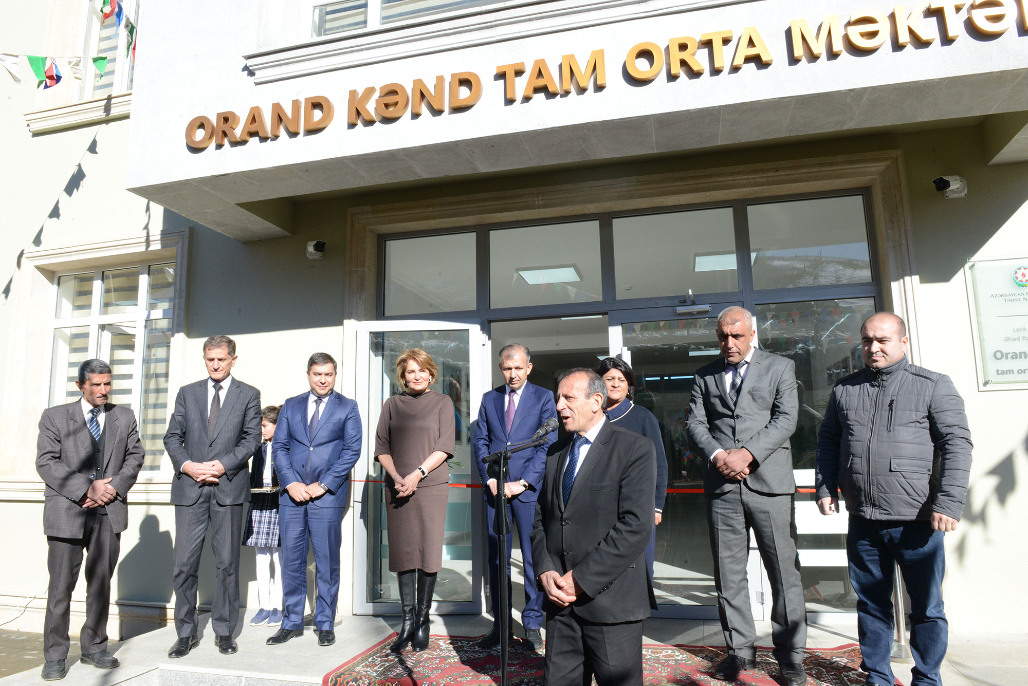 Nazir müavini Lerikdə məktəb açılışında - FOTO