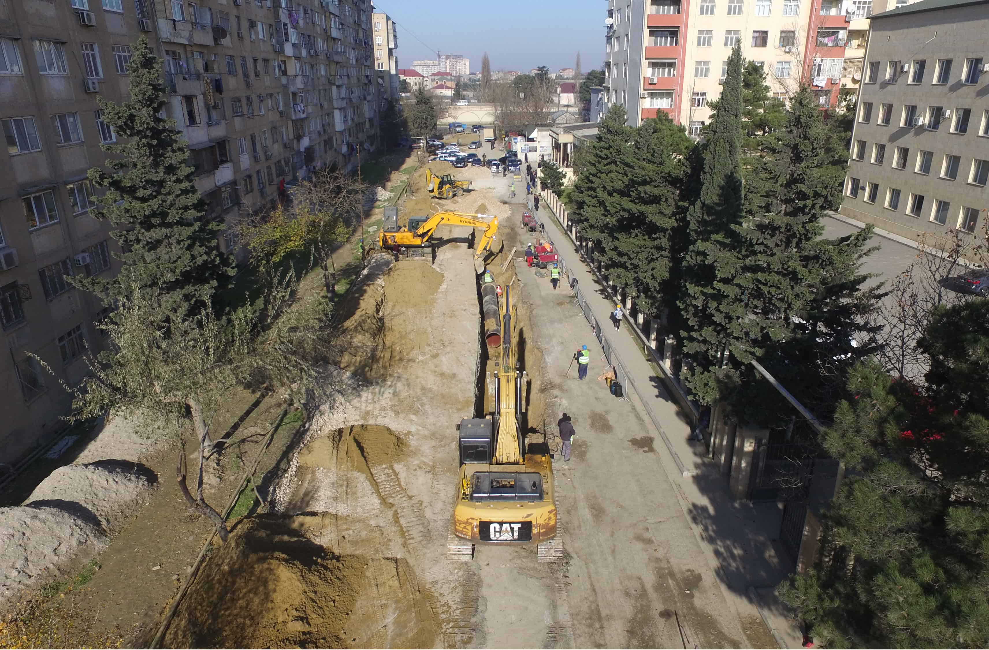 “Azərsu”dan Xətai sakinlərinə şad xəbər: Bu küçələrdə işlər başlayıb