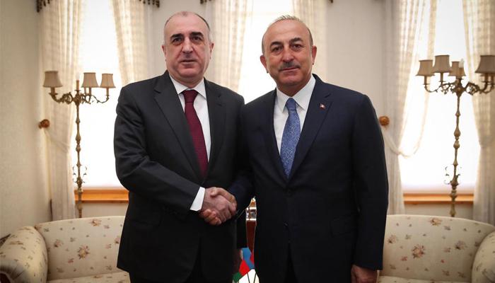 Məmmədyarov Çavuşoğlu ilə görüşdü