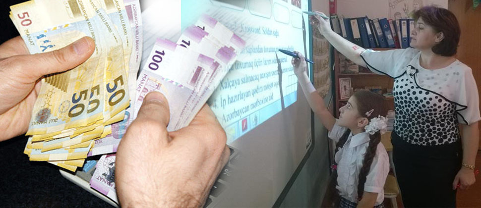 Azərbaycanda 5 min müəllim 1000 manatdan yuxarı əmək haqqı alır - RƏSMİ