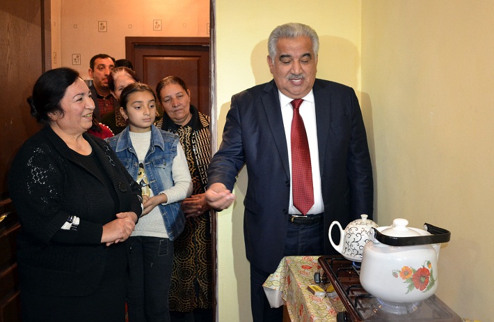Daşkəsənin 3 qəsəbəsinə qaz verildi - FOTOLAR