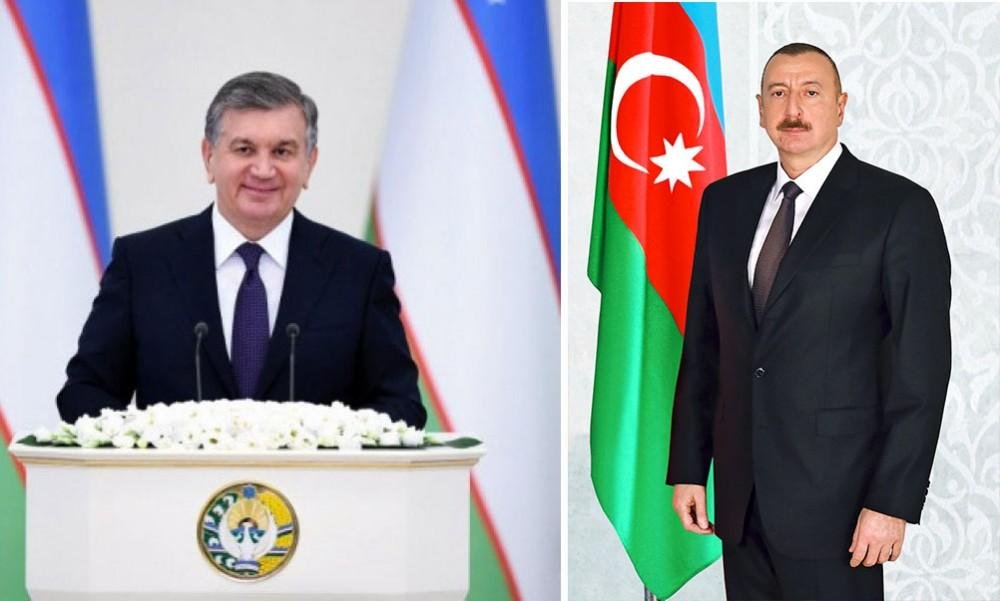 Şavkat Mirziyoyev İlham Əliyevi təbrik etdi 