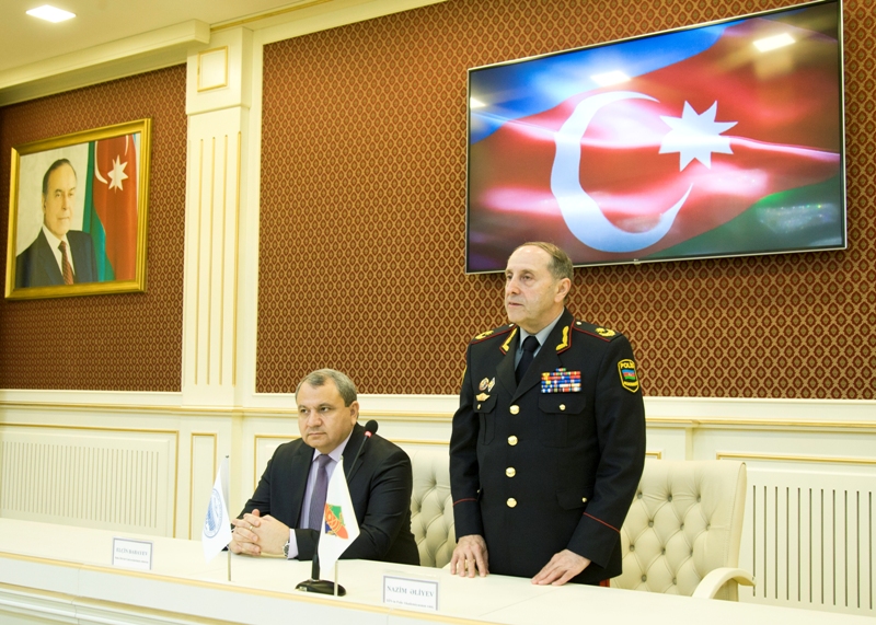 BDU-nun rektoru Polis Akademiyasında olub