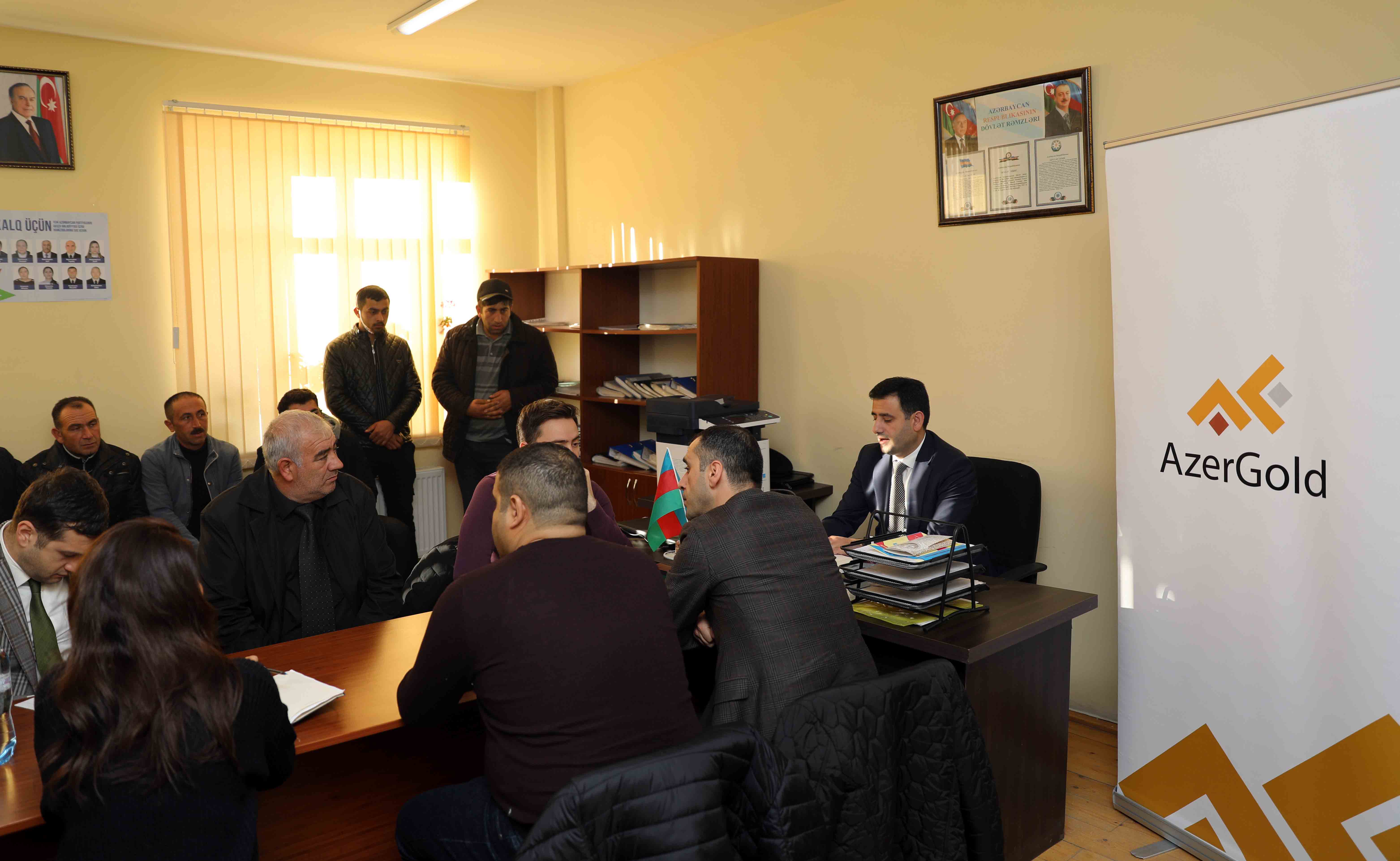“AzerGold” nümayəndələri Daşkəsəndə sakinlərlə görüşüb