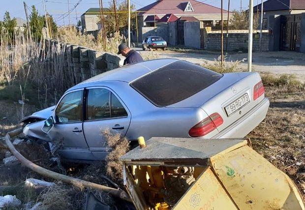 Avtomobil qəzası Binəqədidə 300 abonenti qazsız qoydu