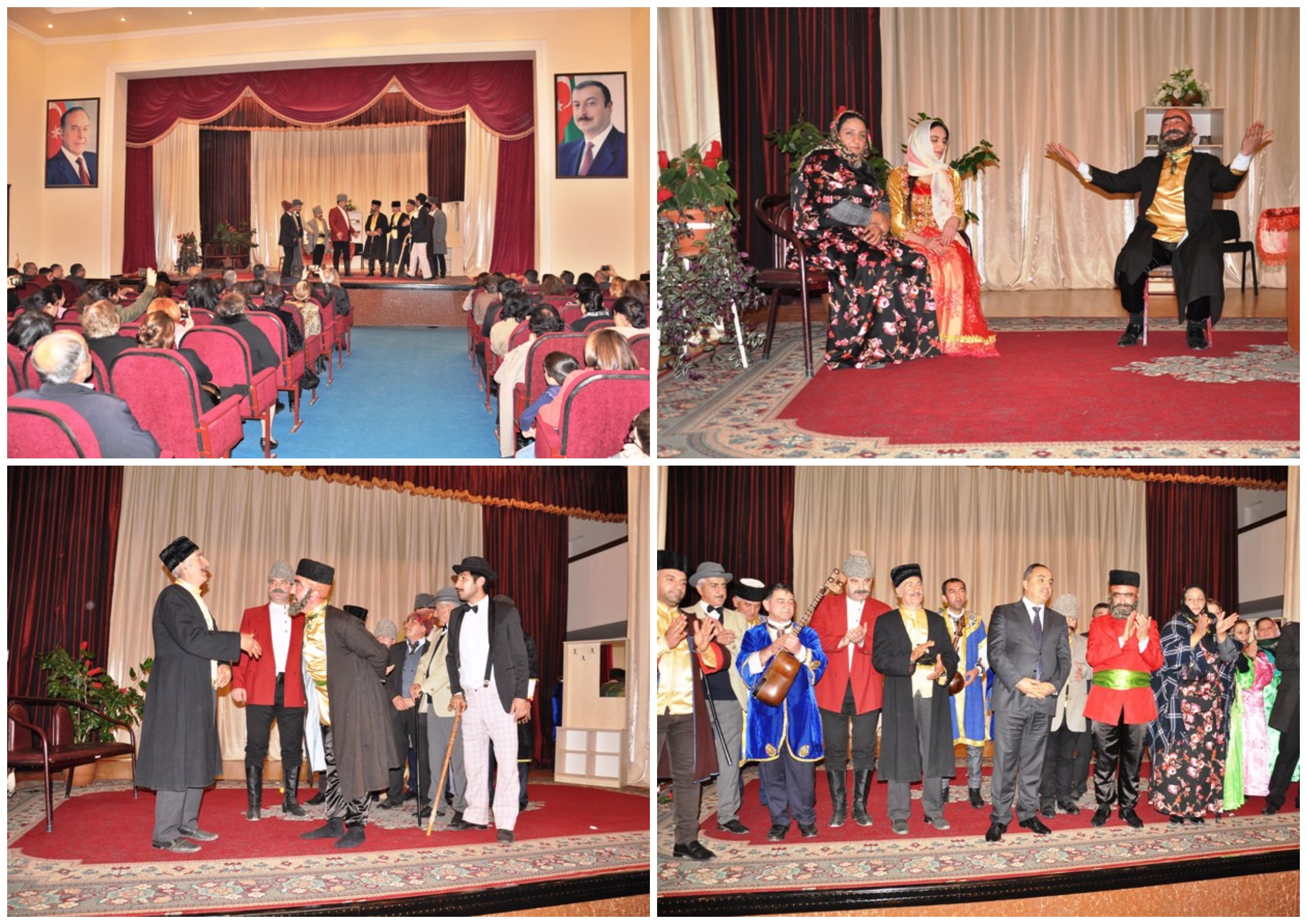 Xalq Teatrının təqdimatında ilk tamaşa nümayiş olunub -FOTO