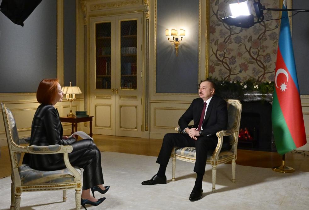 Prezident İlham Əliyev “Rossiya-24” televiziya kanalına müsahibə verib - VİDEO