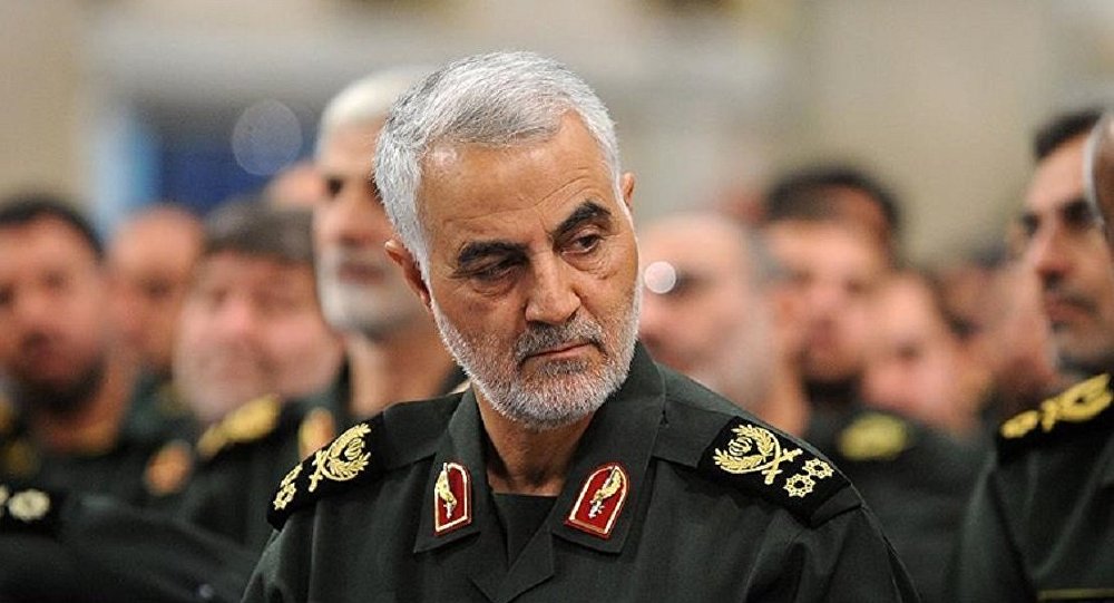 Bağdadda İran generalına cənazə törəni keçirilib