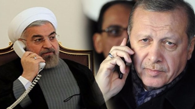 Ərdoğan İran və İraq prezidentləri ilə son durumu müzakirə etdi
