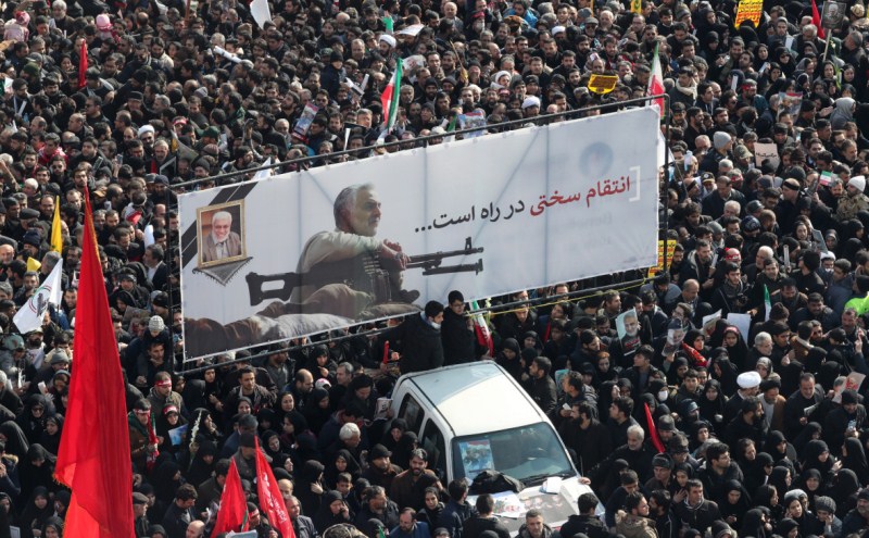Süleymaninin dəfn mərasimində 35 nəfər ölüb, 48 nəfər xəsarət alıb