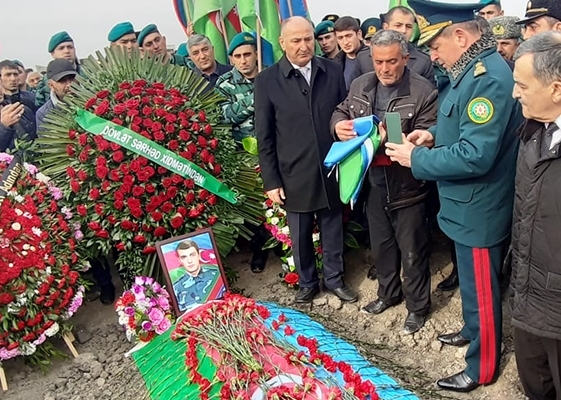 Şəhidimiz “Hərbi xidmətdə fərqlənməyə görə” medalı ilə təltif edildi