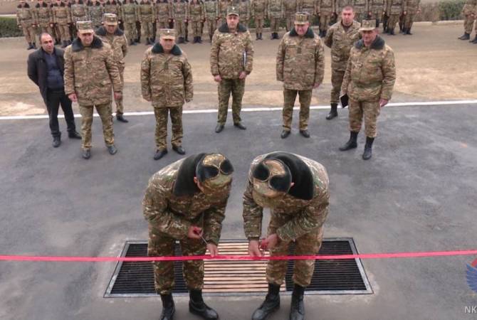 Ermənilər Füzulidə yeni hərbi hissə açdı - FOTO