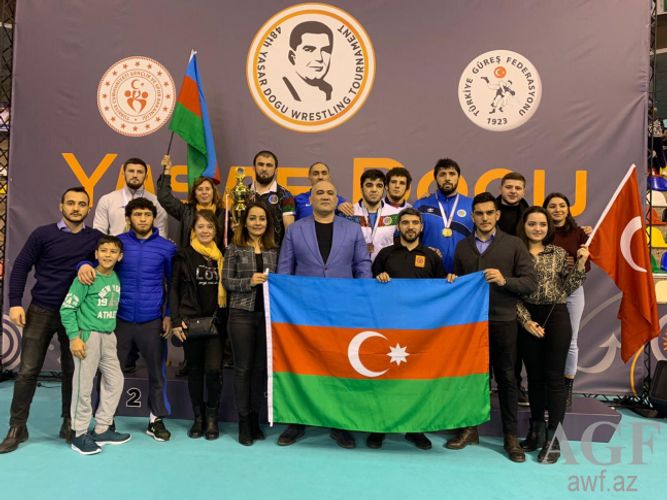Azərbaycan güləşçiləri Türkiyədə beynəlxalq turnirdə 11 medal qazanıb