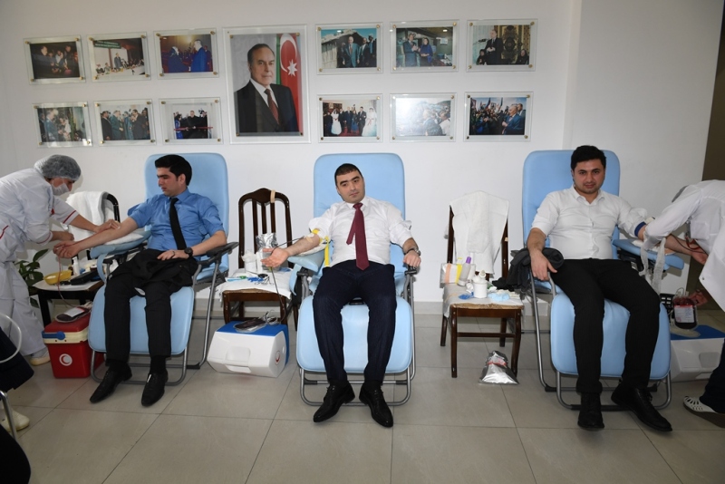 Dövlət Komitəsində qanvermə aksiyası keçirilib - FOTO