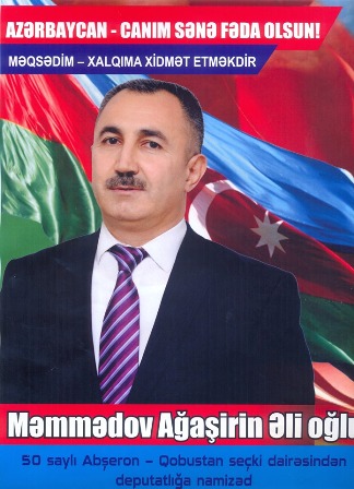 Abşeron - Qobustan seçki dairəsindən deputatlığa namizəd öz platformasını açıqladı