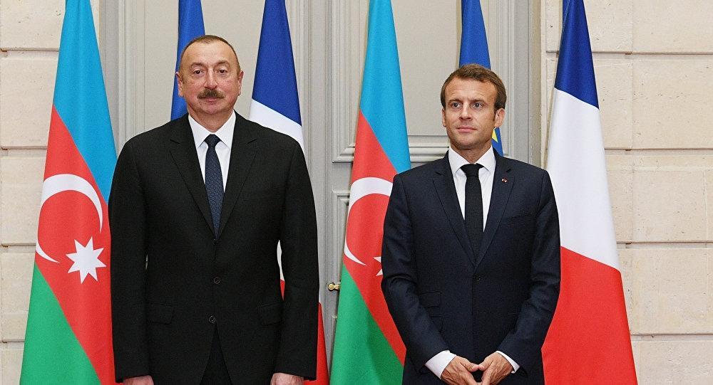 Fransa prezidenti İlham Əliyevə zəng vurub