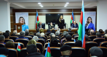 Könül Nurullayeva Qarabağ müharibəsi əlilləri, veteranlar, şəhid ailələri və Çernobıl əlilləri ilə görüşüb - FOTOLAR - VİDEO