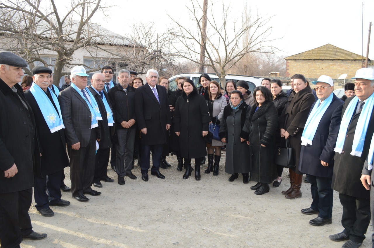Ağalar Vəliyev Goranboyun daha iki kəndində seçicilərlə görüşüb - FOTOLAR