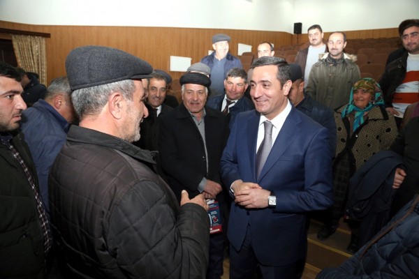 Mahir Abbaszadənin növbəti görüşü Oğuzda oldu - FOTO