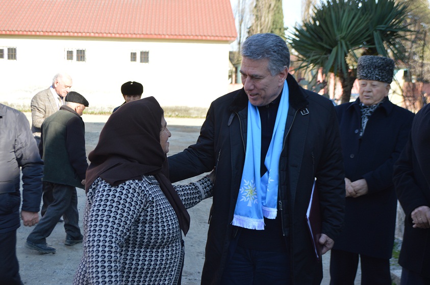 Ziyafət Əsgərov Astaranın Şiyəkəran kəndində seçicilərlə görüşüb - FOTO