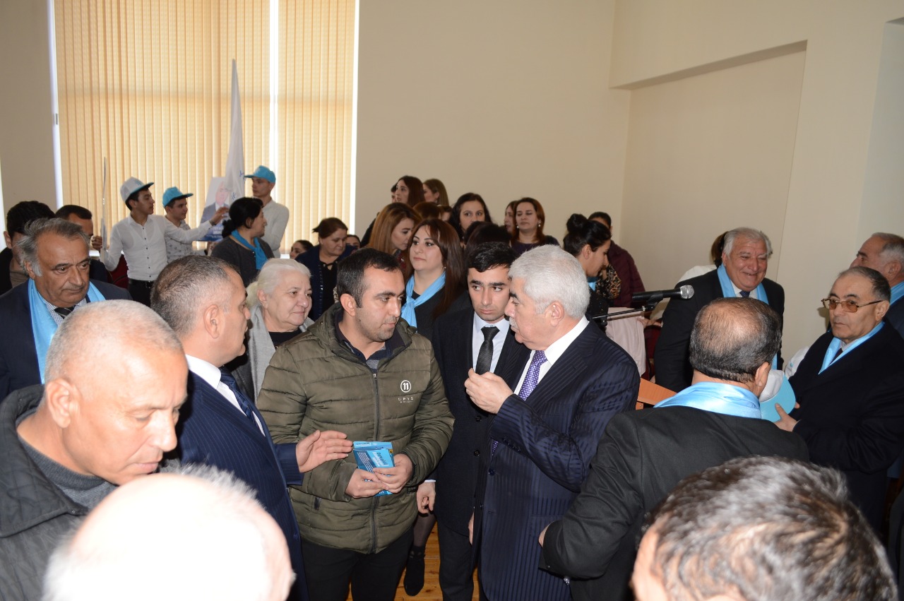 Ağalar Vəliyev ağdamlı seçicilərlə görüşüb - FOTOLAR