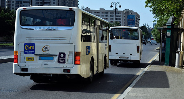 Daha bir avtobusun hərəkət sxemi dəyişdi 