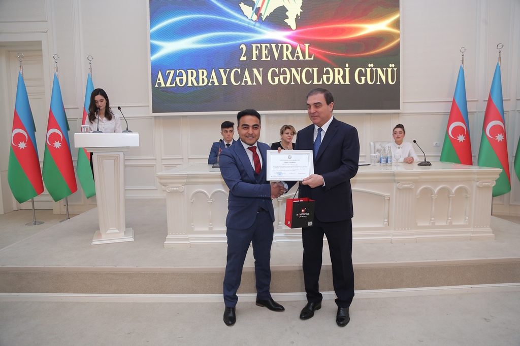Gəncədə Gənclər Günü qeyd olunub - FOTO