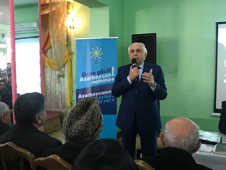 Hadi Rəcəblinin seçicilərlə növbəti izdihamlı görüşü keçirilib - FOTOLAR