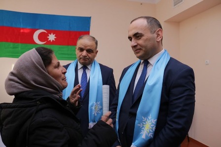 Ceyhun Məmmədov seçicilərlə görüşlərini davam etdirir - FOTOLAR