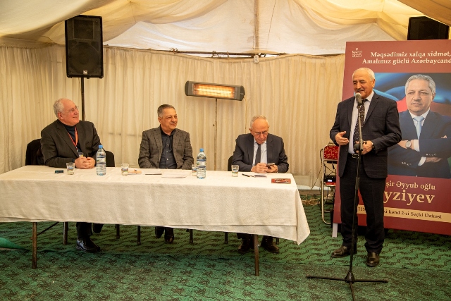 Cavanşir Feyziyevin seçicilərlə möhtəşəm görüşü - FOTOLAR