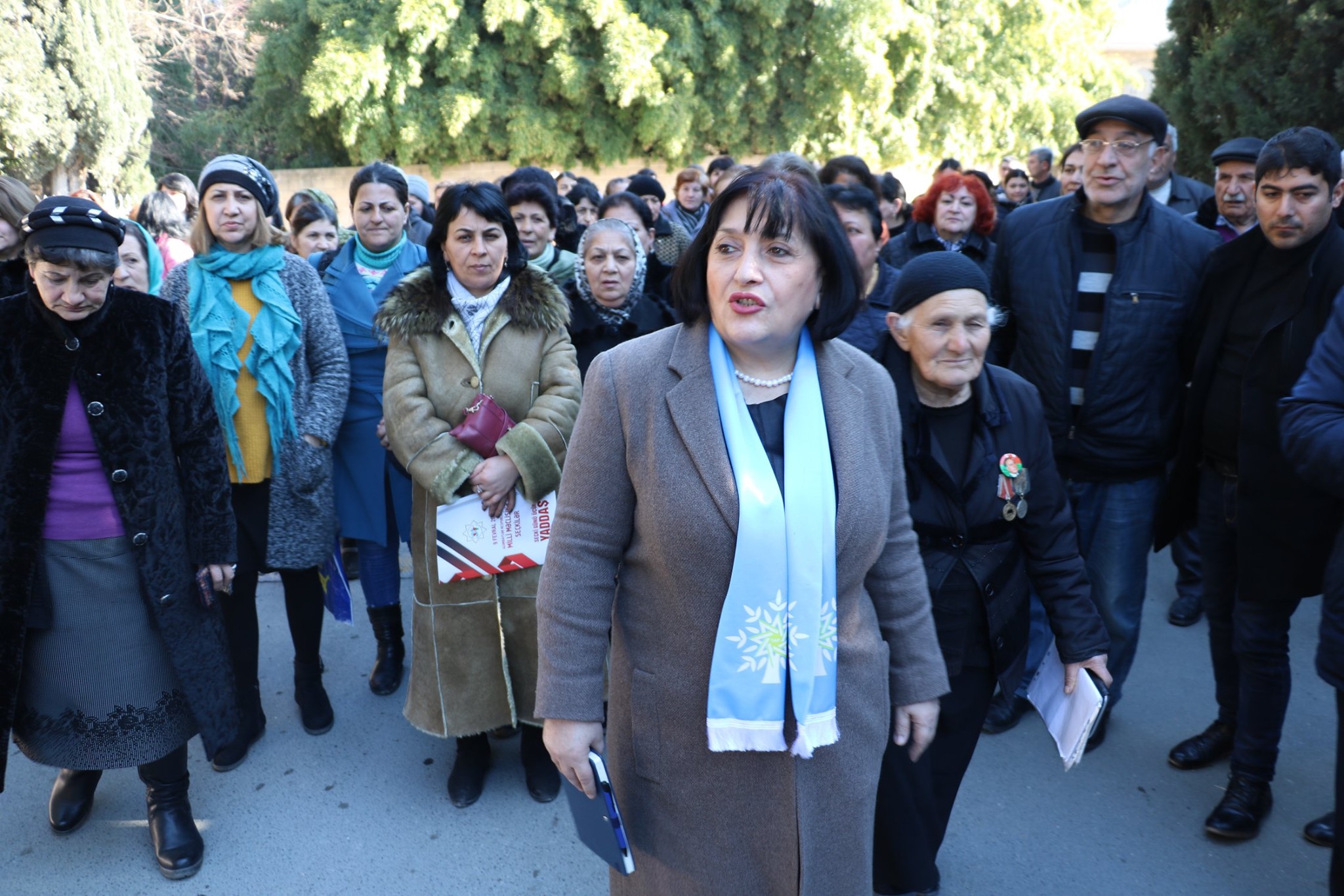 Sahibə Qafarova seçicilərlə görüşlərini davam etdirir - FOTO