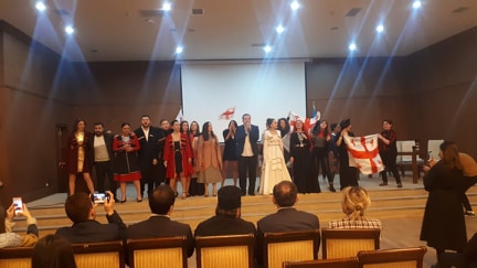 Gürcü gənclər Bakıda bir araya gəldilər