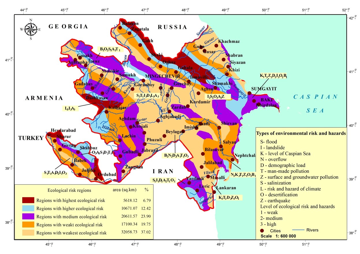 Azərbaycanın ekoloji risklər xəritəsi HAZIRLANDI