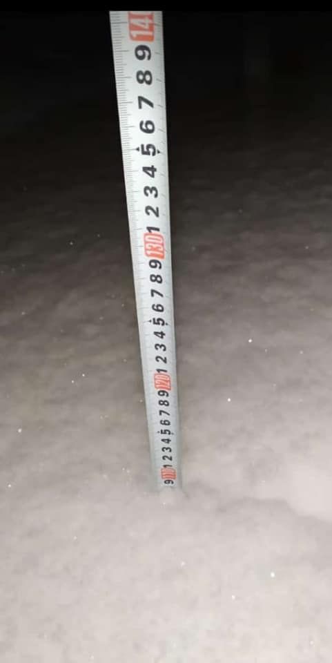 Lerikdə bir metrdən çox qar yağıb - VİDEO