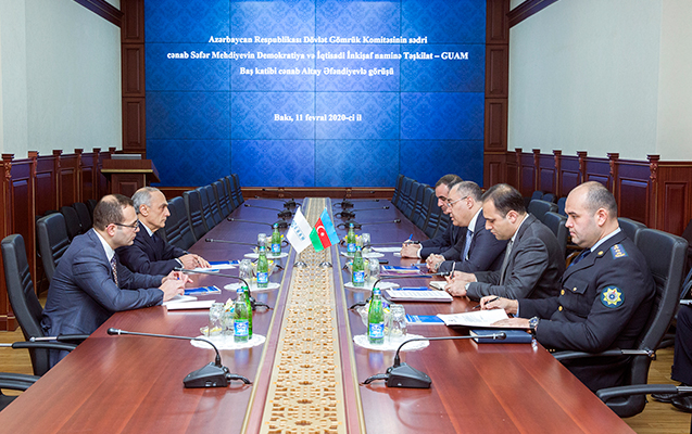Dövlət Gömrük Komitəsinin sədri GUAM-ın baş katibi ilə görüşüb