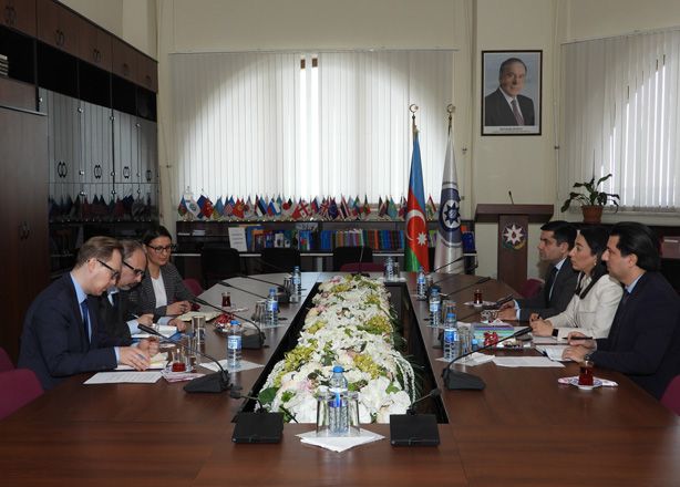 Ombudsman Səbinə Əliyeva Guido Ambroson ilə görüşüb