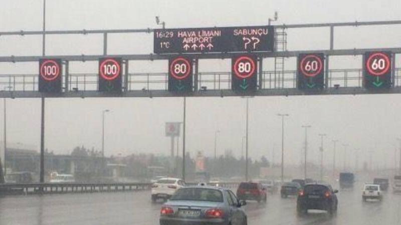 Paytaxtın əsas magistral yollarında sürət həddi endirildi