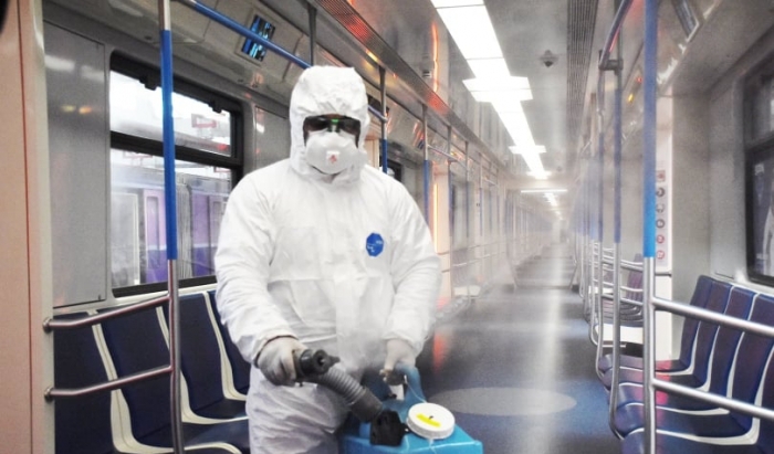 Bakı metrosu koronavirusa qarşı dezinfeksiyada “ProGreen ProFix” dərmanından İSTİFADƏ EDİR