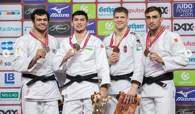 Azərbaycan cüdoçuları Almaniyada 4 medal qazanıb - FOTO