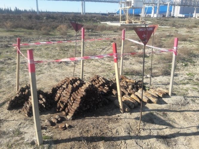 Ötən ay ANAMA tərəfindən yüzlərlə hərbi sursat zərərsizləşdirilib