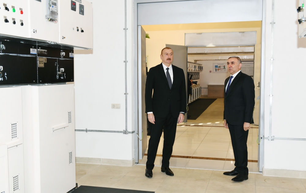 “Ağstafa”da elektrik yarımstansiyası istifadəyə verildi