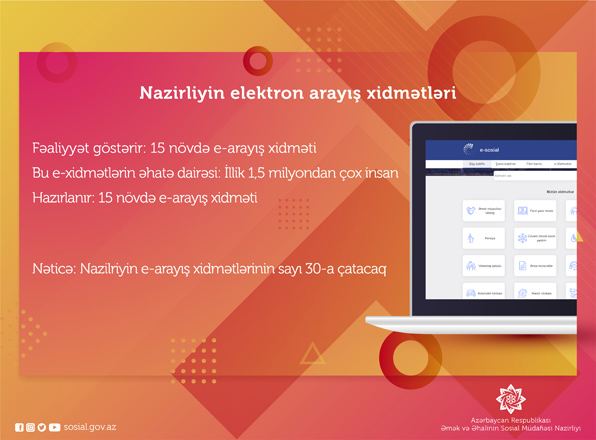 E-arayış xidmətlərinin sayı artırılıb