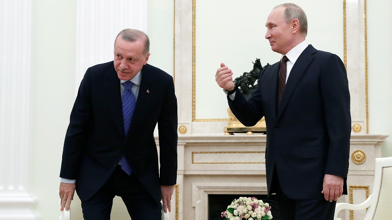 Putinlə Ərdoğanın təkbətək görüşü başa çatdı