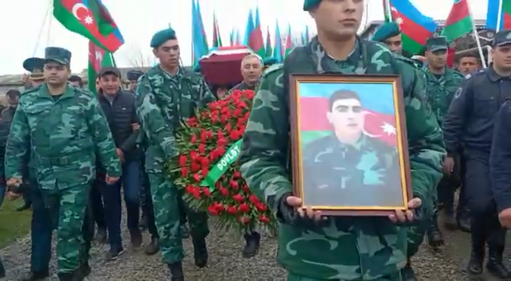 Şəhidimiz dəfn olundu - FOTO  