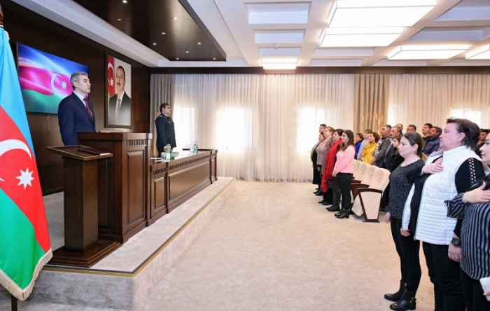 Azərbaycan vətəndaşlığını qəbul edən əcnəbilər and içdilər