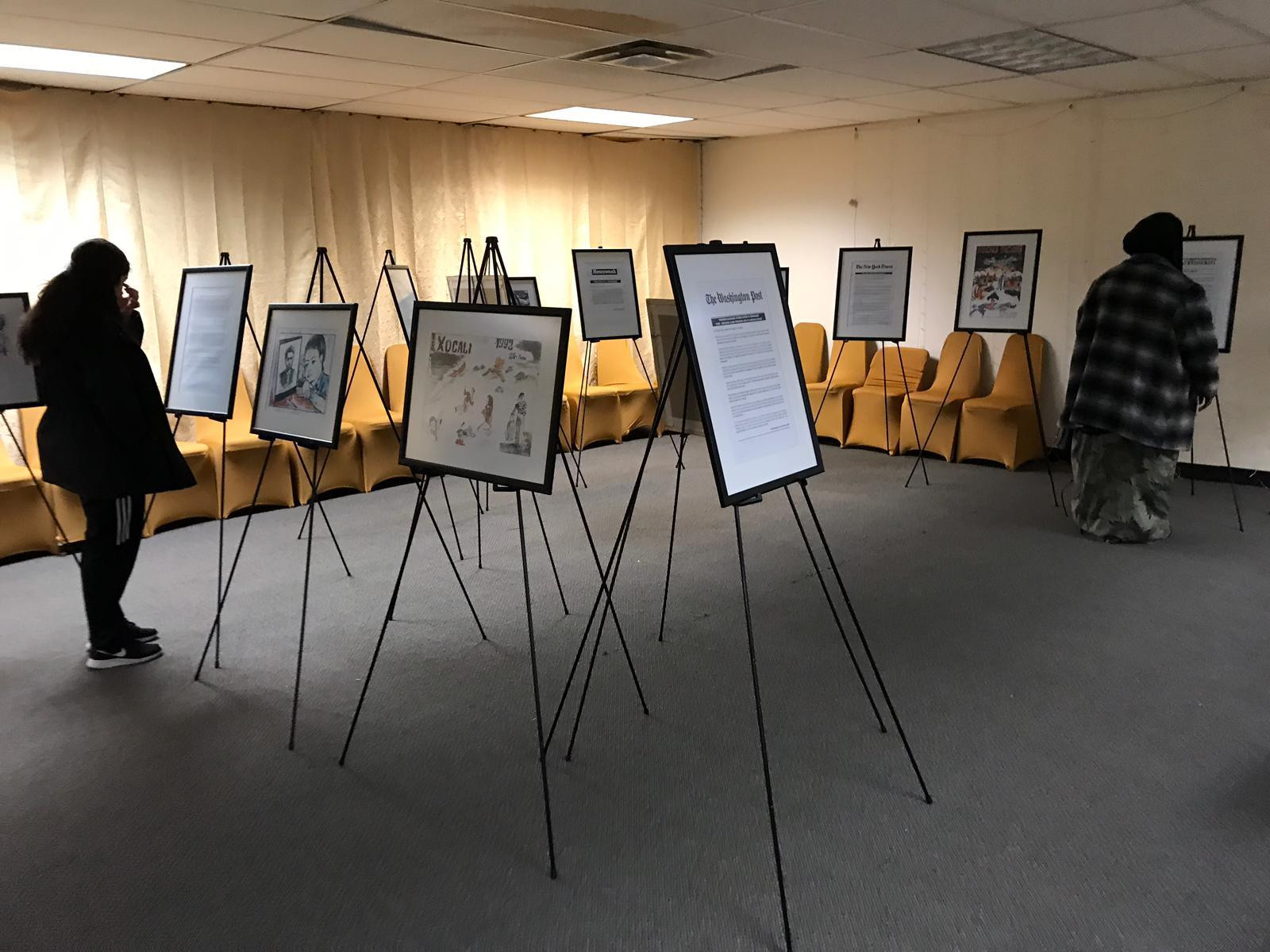 ABŞ-da Xocalı faciəsi ilə bağlı rəsm sərgisi açıldı