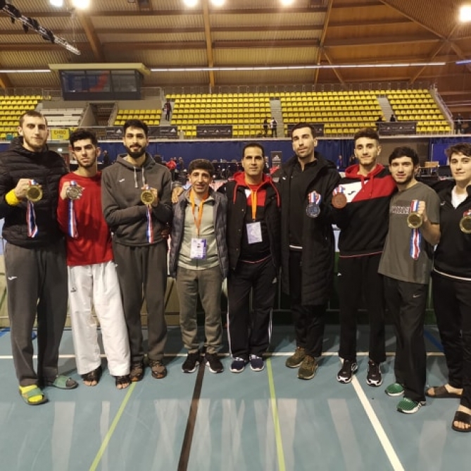 Taekvondo üzrə Azərbaycan yığması Niderlandda 7 medal qazandı   