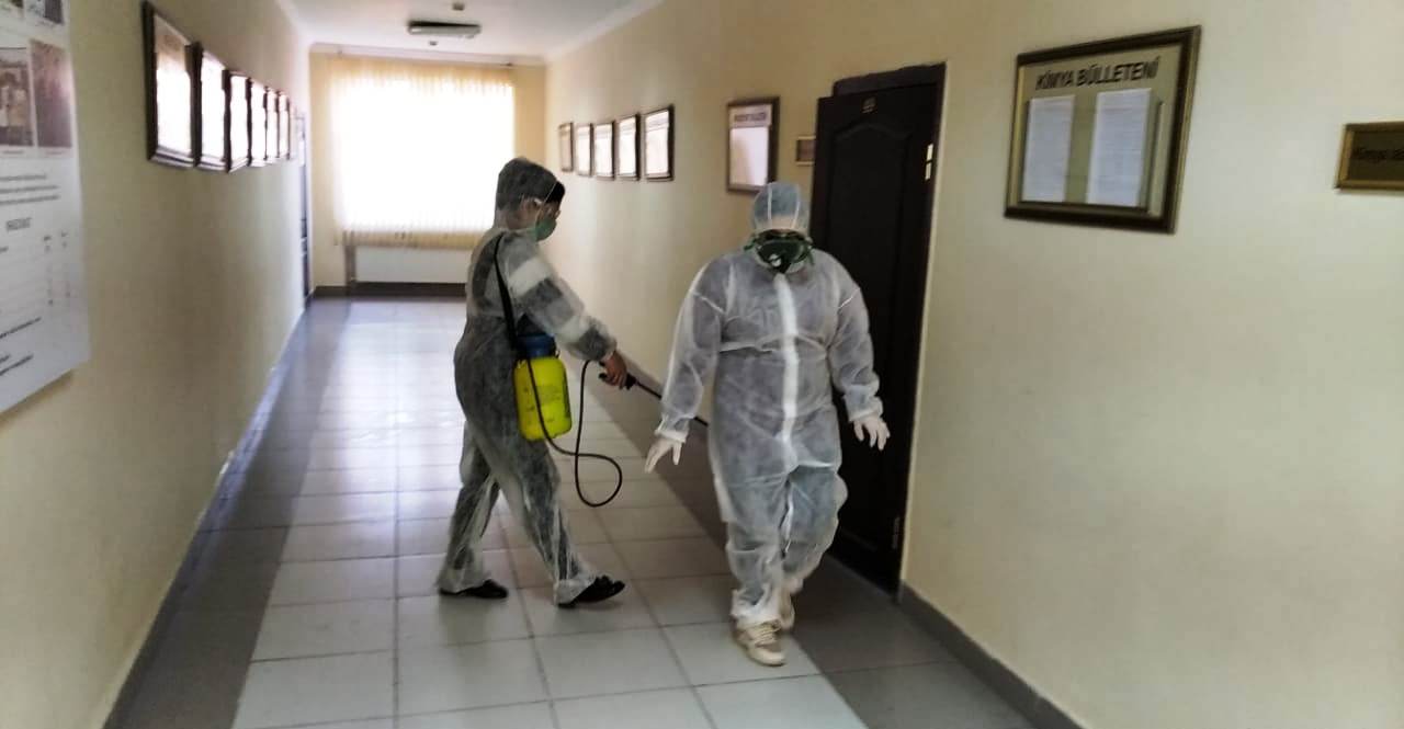  Naftalanda kütləvi dezinfeksiya işləri aparılır