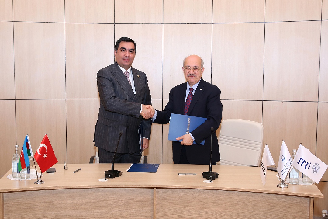 İstanbul Texnik Universitetinin rektoru Bakı Ali Neft Məktəbində olub