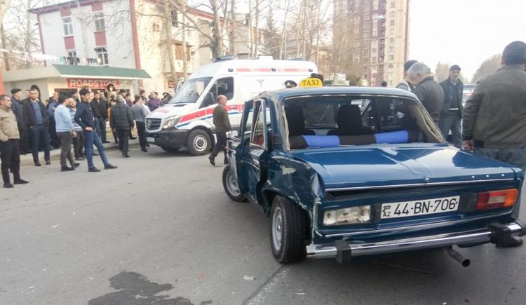 Mingəçevirdə yol qəzası - xəsarət alanlar var